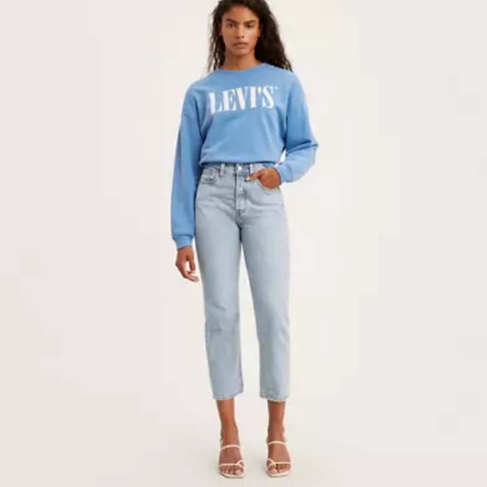 Levis Wedgie Straight Jean light wash